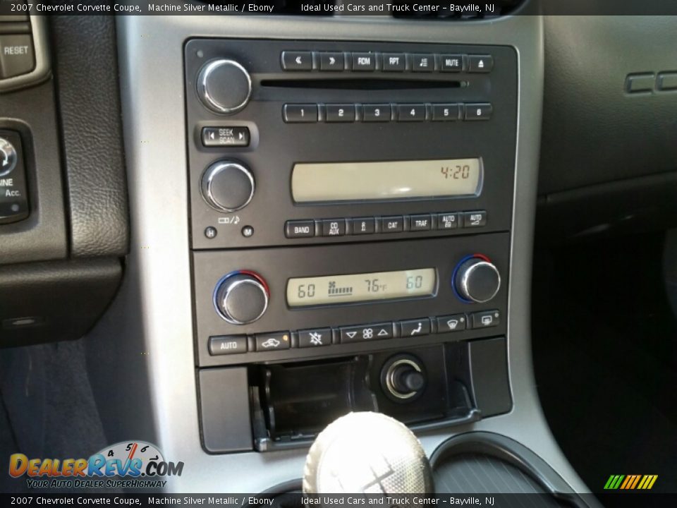 2007 Chevrolet Corvette Coupe Machine Silver Metallic / Ebony Photo #10