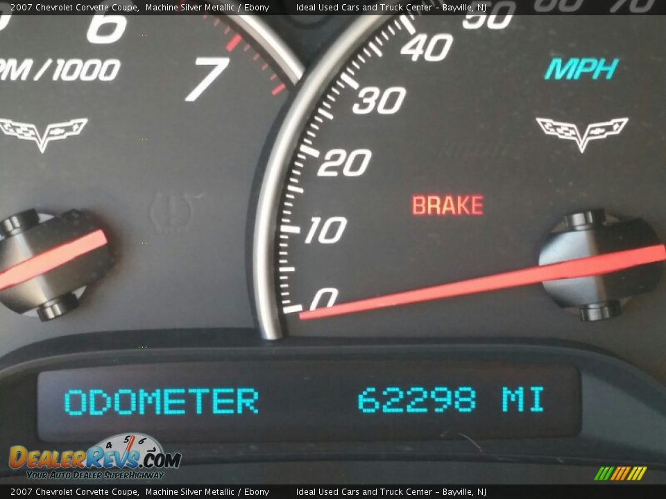 2007 Chevrolet Corvette Coupe Machine Silver Metallic / Ebony Photo #11