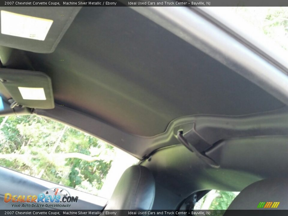 2007 Chevrolet Corvette Coupe Machine Silver Metallic / Ebony Photo #12