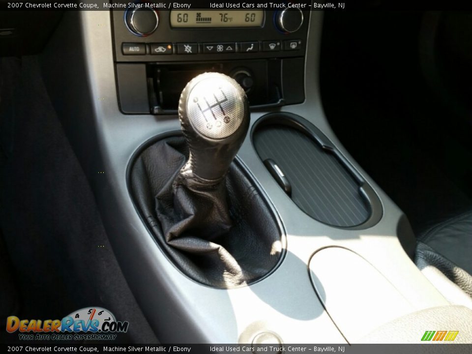2007 Chevrolet Corvette Coupe Machine Silver Metallic / Ebony Photo #13