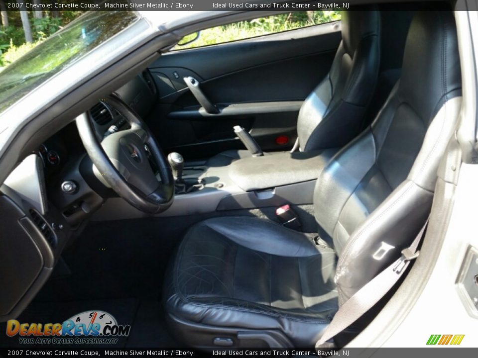 2007 Chevrolet Corvette Coupe Machine Silver Metallic / Ebony Photo #14