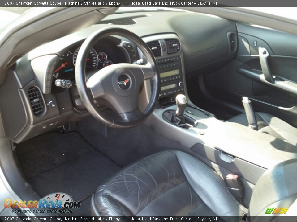 2007 Chevrolet Corvette Coupe Machine Silver Metallic / Ebony Photo #16