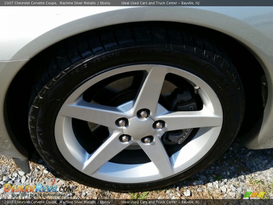 2007 Chevrolet Corvette Coupe Machine Silver Metallic / Ebony Photo #20