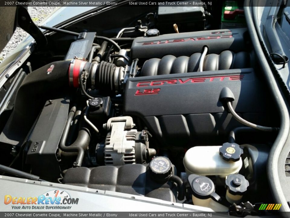 2007 Chevrolet Corvette Coupe Machine Silver Metallic / Ebony Photo #24