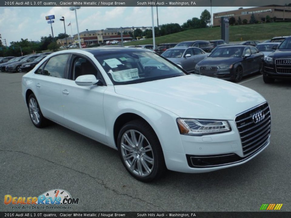 Front 3/4 View of 2016 Audi A8 L 3.0T quattro Photo #8