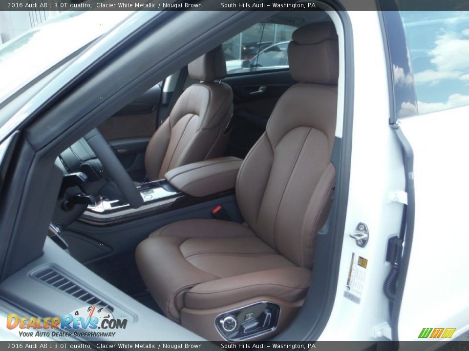 Front Seat of 2016 Audi A8 L 3.0T quattro Photo #18
