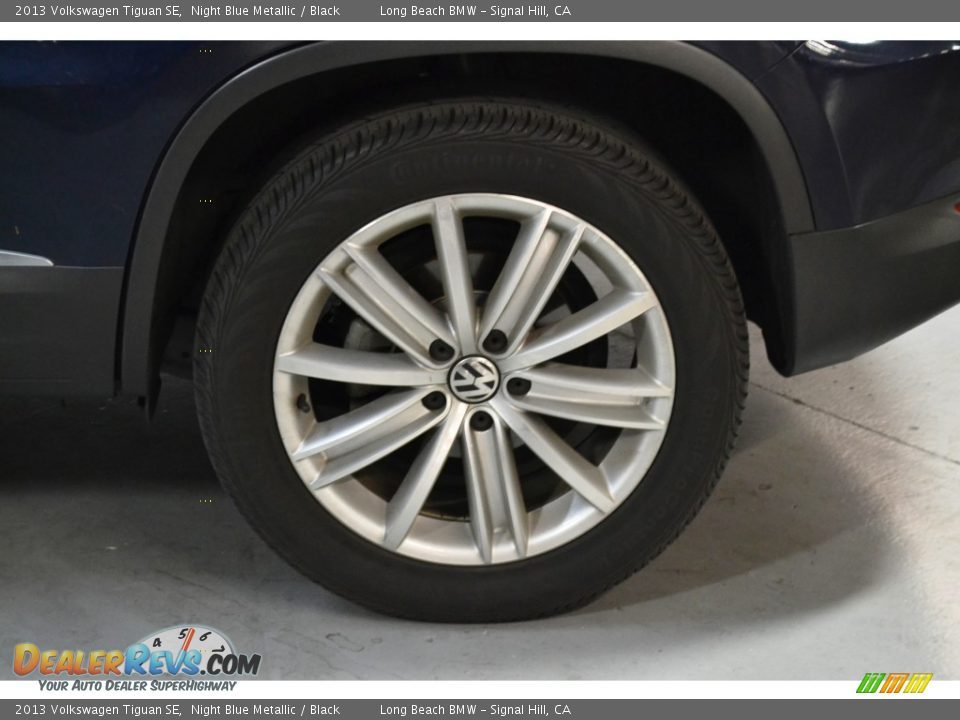 2013 Volkswagen Tiguan SE Night Blue Metallic / Black Photo #8