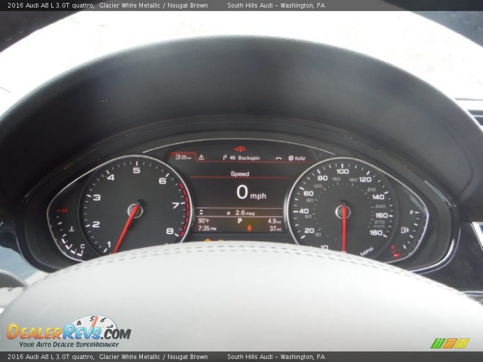 2016 Audi A8 L 3.0T quattro Gauges Photo #29