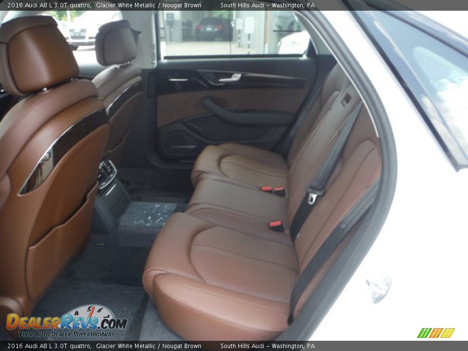 Rear Seat of 2016 Audi A8 L 3.0T quattro Photo #32