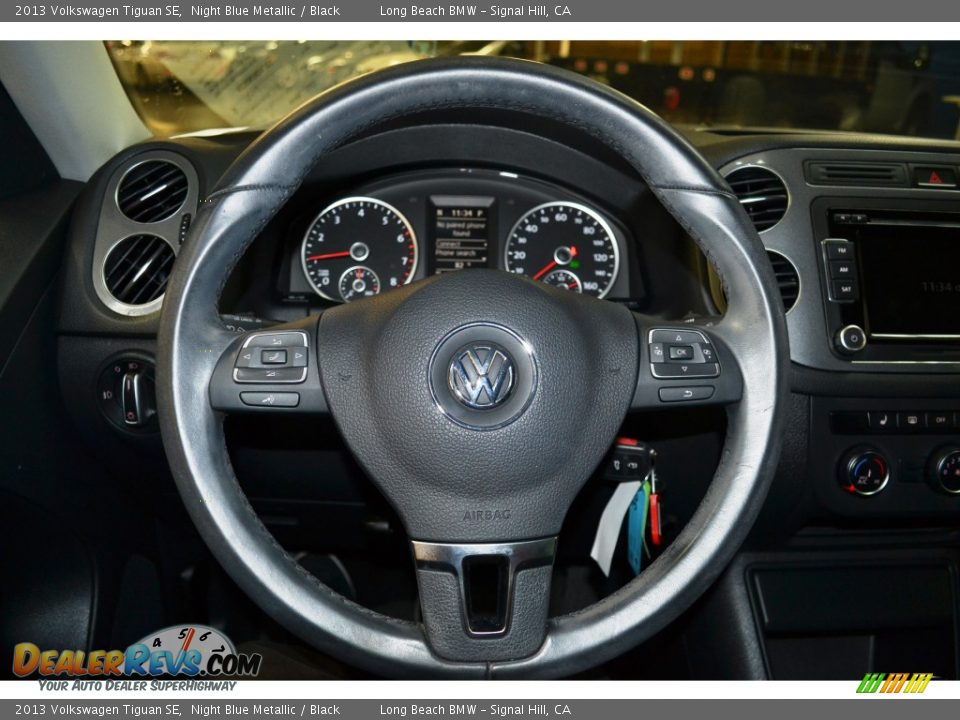 2013 Volkswagen Tiguan SE Night Blue Metallic / Black Photo #25