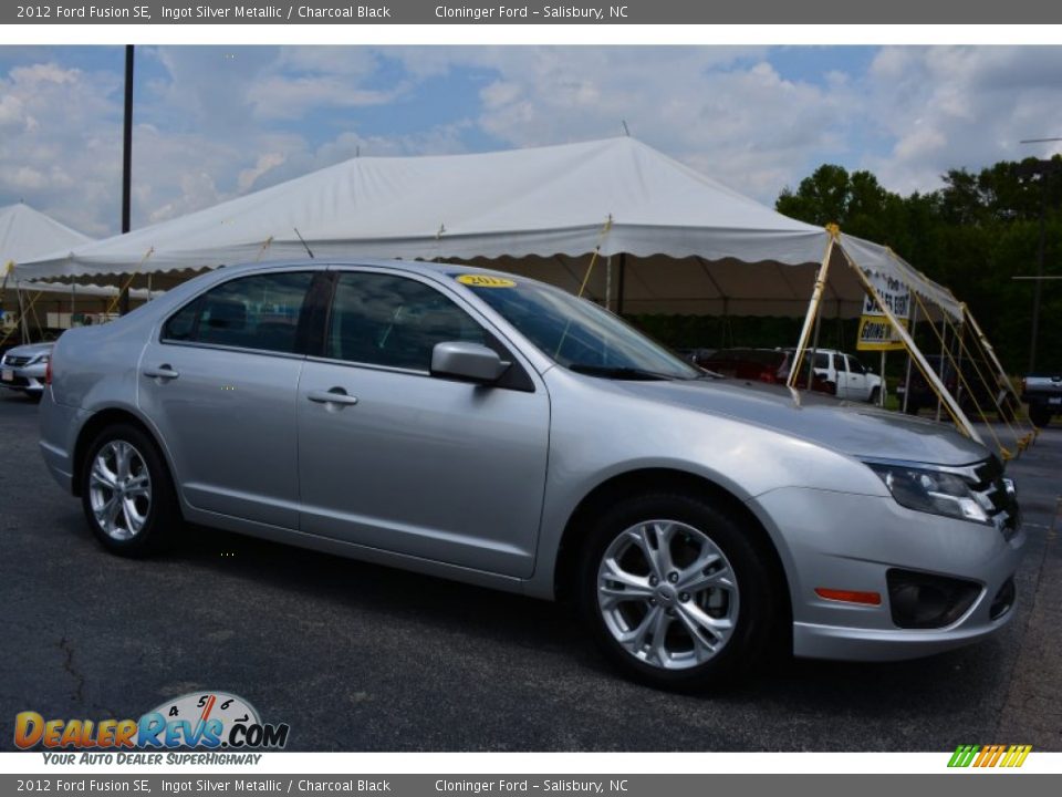 2012 Ford Fusion SE Ingot Silver Metallic / Charcoal Black Photo #1