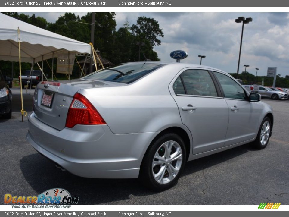 2012 Ford Fusion SE Ingot Silver Metallic / Charcoal Black Photo #3