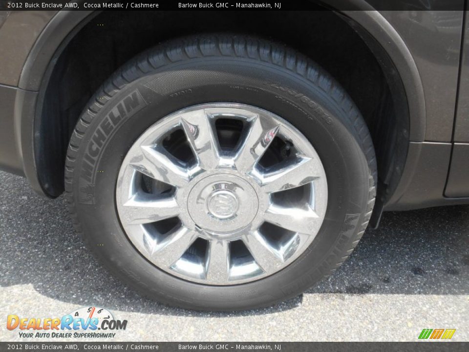 2012 Buick Enclave AWD Cocoa Metallic / Cashmere Photo #9