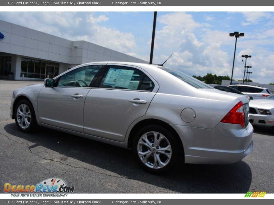 2012 Ford Fusion SE Ingot Silver Metallic / Charcoal Black Photo #5