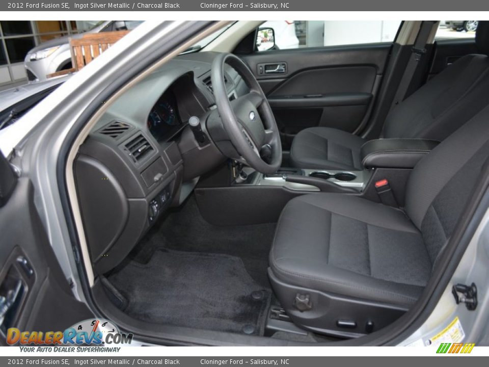 2012 Ford Fusion SE Ingot Silver Metallic / Charcoal Black Photo #12