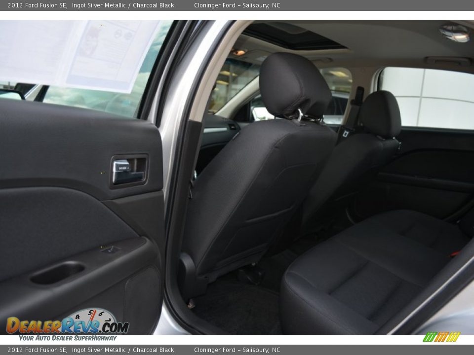 2012 Ford Fusion SE Ingot Silver Metallic / Charcoal Black Photo #15
