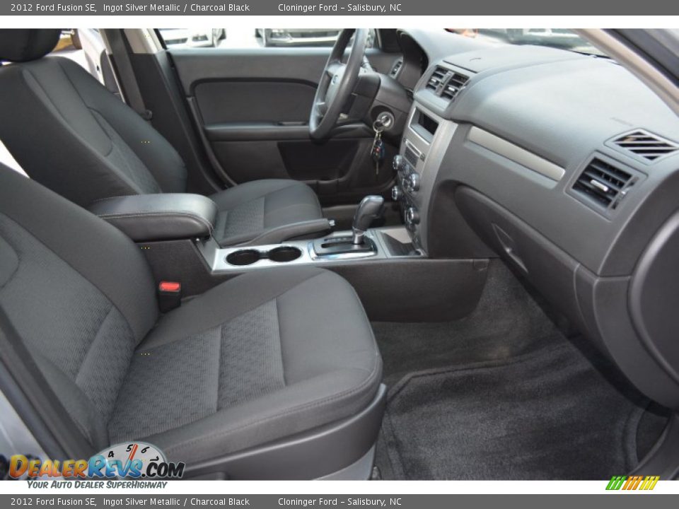 2012 Ford Fusion SE Ingot Silver Metallic / Charcoal Black Photo #18