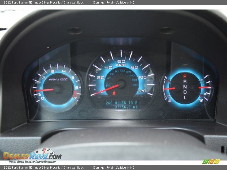 2012 Ford Fusion SE Ingot Silver Metallic / Charcoal Black Photo #24