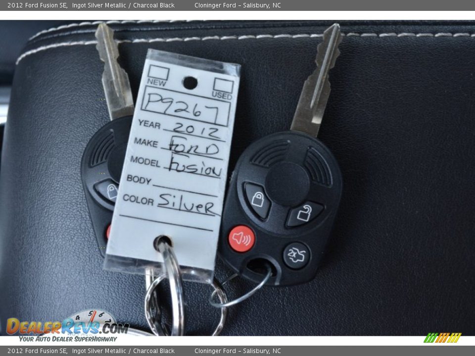 2012 Ford Fusion SE Ingot Silver Metallic / Charcoal Black Photo #27