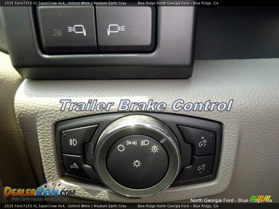 2015 Ford F150 XL SuperCrew 4x4 Oxford White / Medium Earth Gray Photo #22