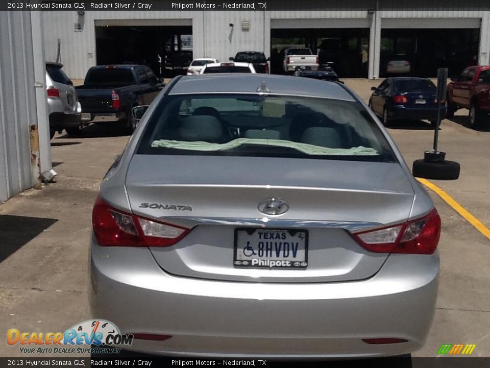 2013 Hyundai Sonata GLS Radiant Silver / Gray Photo #3