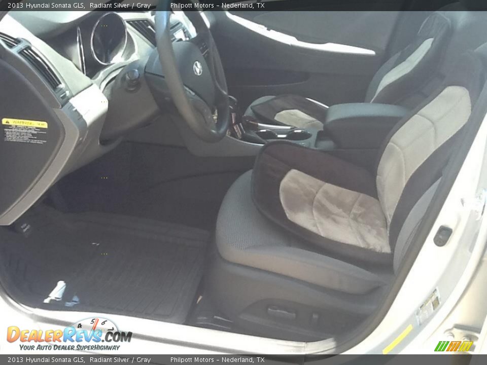 2013 Hyundai Sonata GLS Radiant Silver / Gray Photo #7