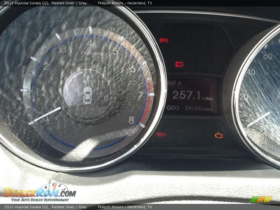 2013 Hyundai Sonata GLS Radiant Silver / Gray Photo #9