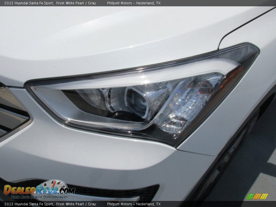 2013 Hyundai Santa Fe Sport Frost White Pearl / Gray Photo #6