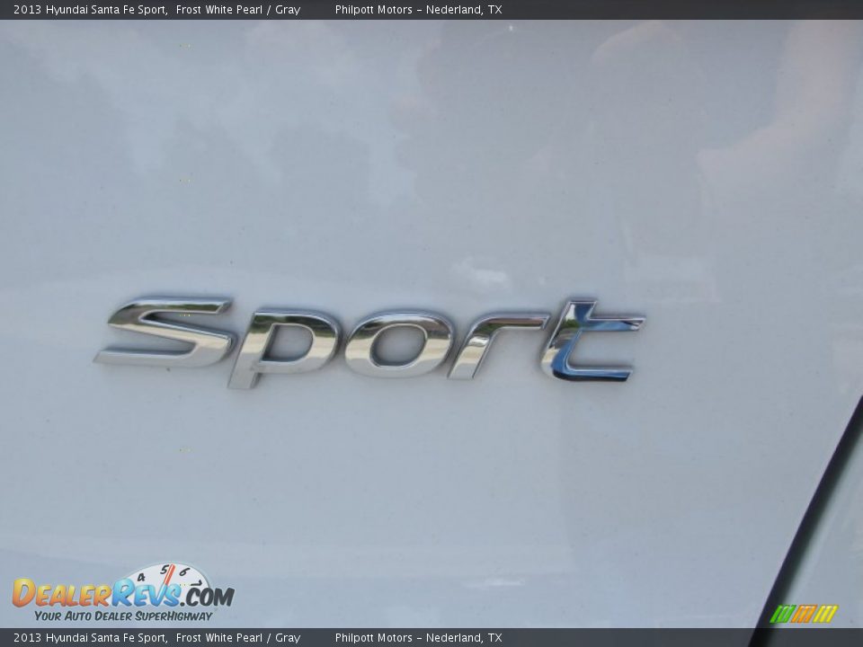 2013 Hyundai Santa Fe Sport Frost White Pearl / Gray Photo #15