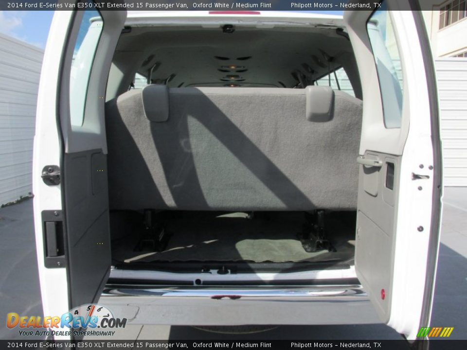 2014 Ford E-Series Van E350 XLT Extended 15 Passenger Van Oxford White / Medium Flint Photo #20