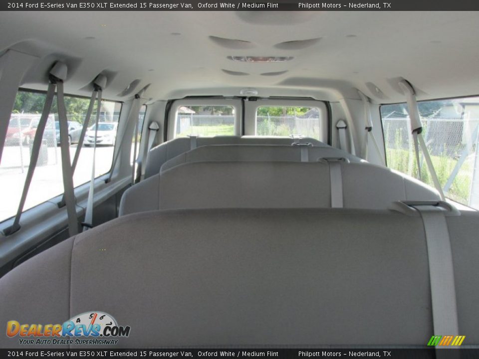 2014 Ford E-Series Van E350 XLT Extended 15 Passenger Van Oxford White / Medium Flint Photo #30