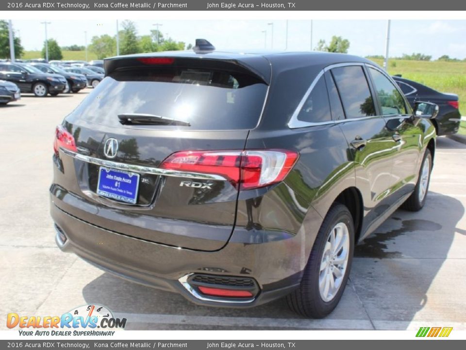 2016 Acura RDX Technology Kona Coffee Metallic / Parchment Photo #7