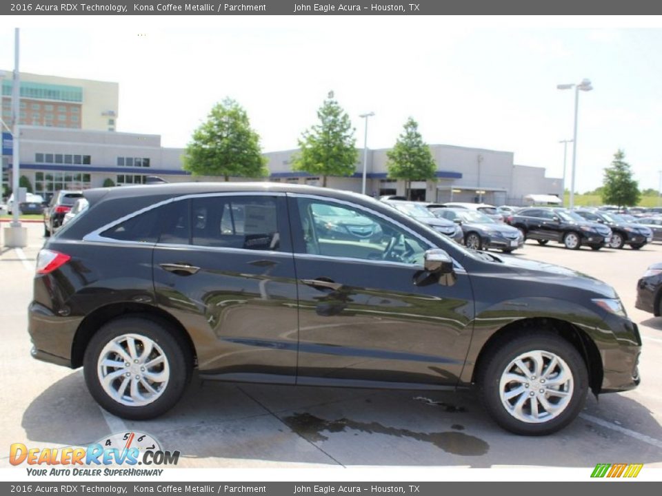 2016 Acura RDX Technology Kona Coffee Metallic / Parchment Photo #8