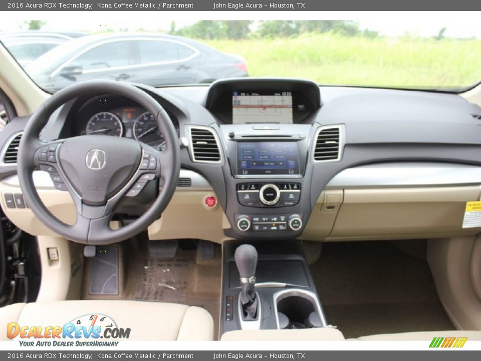 2016 Acura RDX Technology Kona Coffee Metallic / Parchment Photo #9
