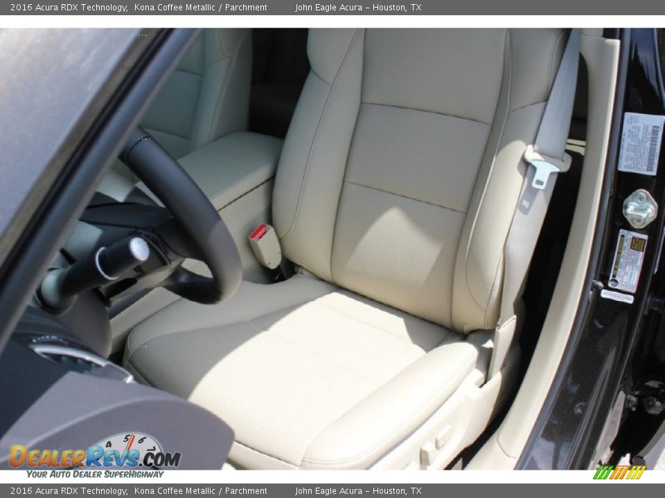 2016 Acura RDX Technology Kona Coffee Metallic / Parchment Photo #12