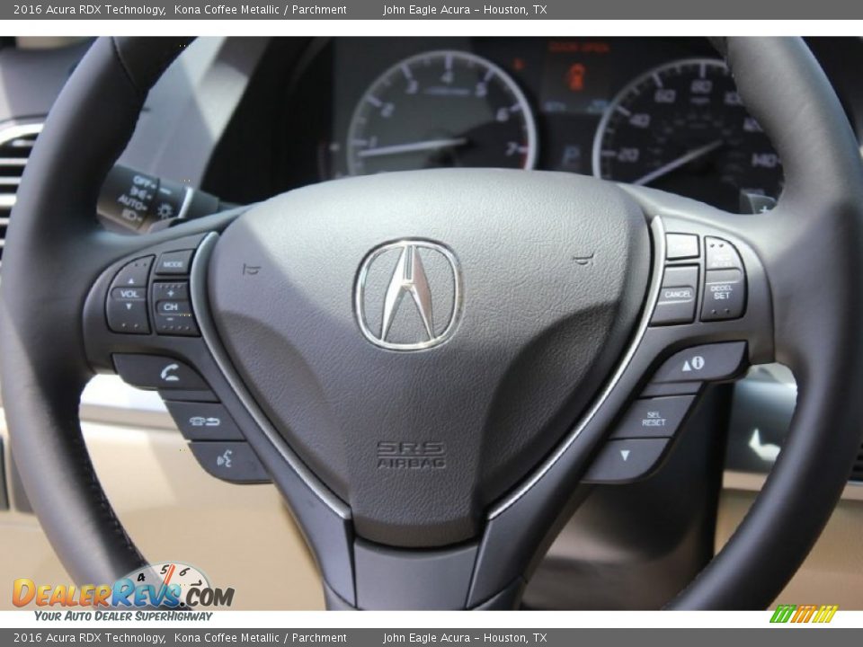 2016 Acura RDX Technology Kona Coffee Metallic / Parchment Photo #28