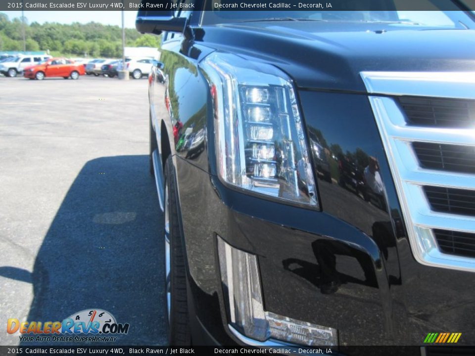 2015 Cadillac Escalade ESV Luxury 4WD Black Raven / Jet Black Photo #5