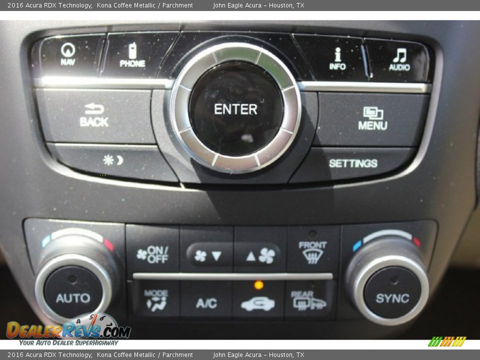 2016 Acura RDX Technology Kona Coffee Metallic / Parchment Photo #31