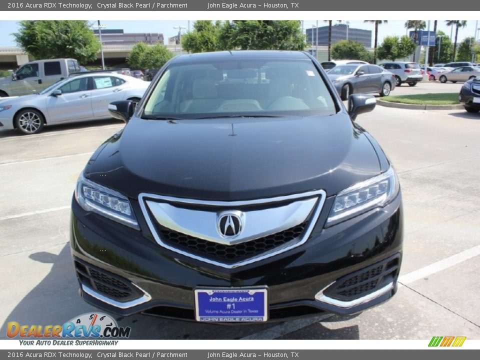 2016 Acura RDX Technology Crystal Black Pearl / Parchment Photo #2