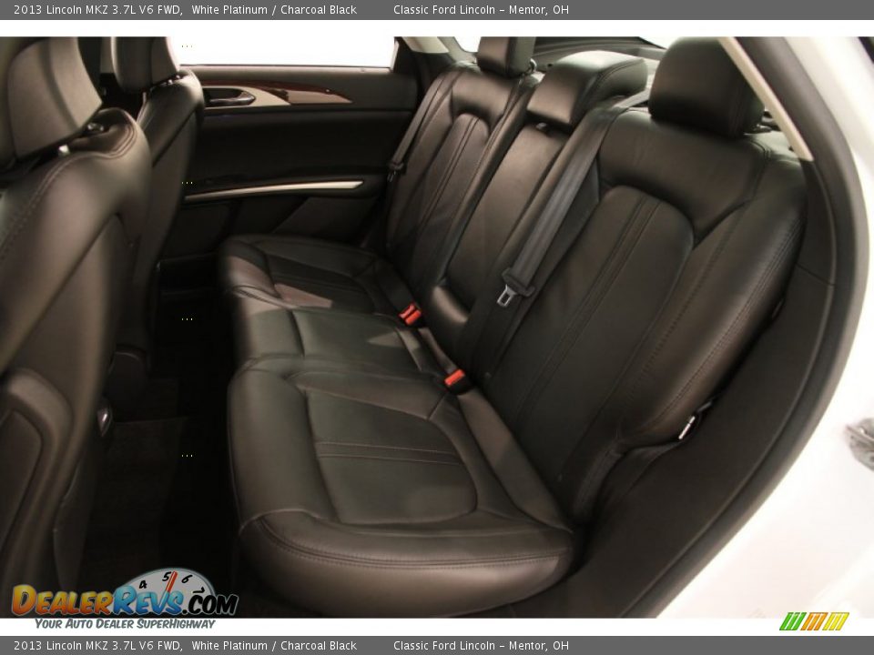 2013 Lincoln MKZ 3.7L V6 FWD White Platinum / Charcoal Black Photo #15