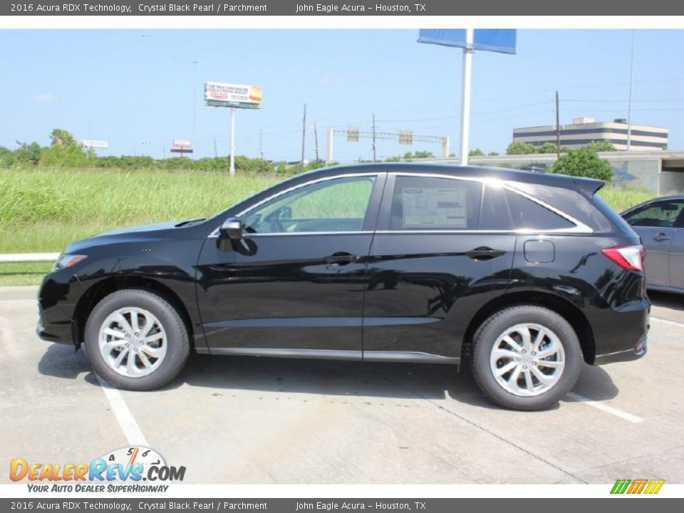 2016 Acura RDX Technology Crystal Black Pearl / Parchment Photo #4