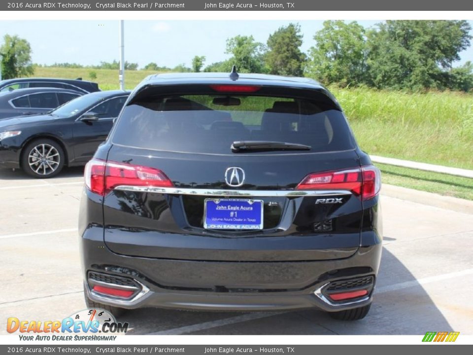 2016 Acura RDX Technology Crystal Black Pearl / Parchment Photo #6