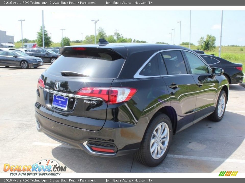 2016 Acura RDX Technology Crystal Black Pearl / Parchment Photo #7