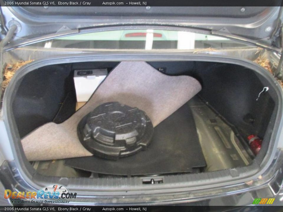 2006 Hyundai Sonata GLS V6 Ebony Black / Gray Photo #7