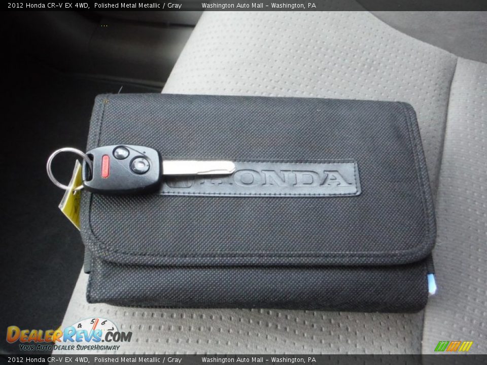 2012 Honda CR-V EX 4WD Polished Metal Metallic / Gray Photo #18