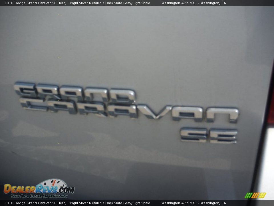 2010 Dodge Grand Caravan SE Hero Bright Silver Metallic / Dark Slate Gray/Light Shale Photo #8