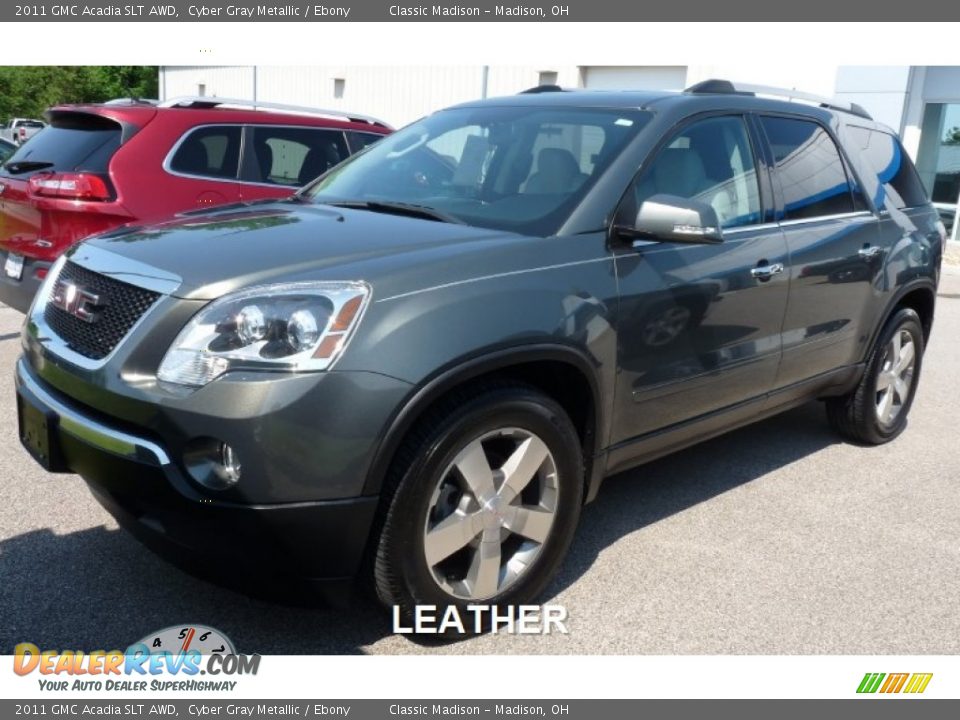 2011 GMC Acadia SLT AWD Cyber Gray Metallic / Ebony Photo #1