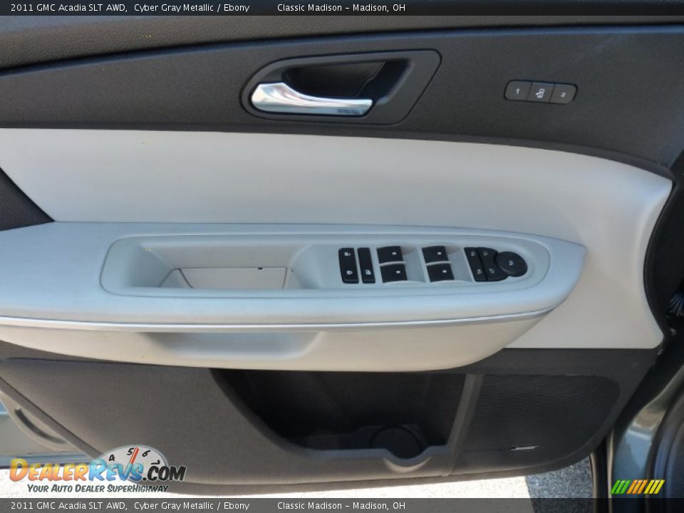 2011 GMC Acadia SLT AWD Cyber Gray Metallic / Ebony Photo #3