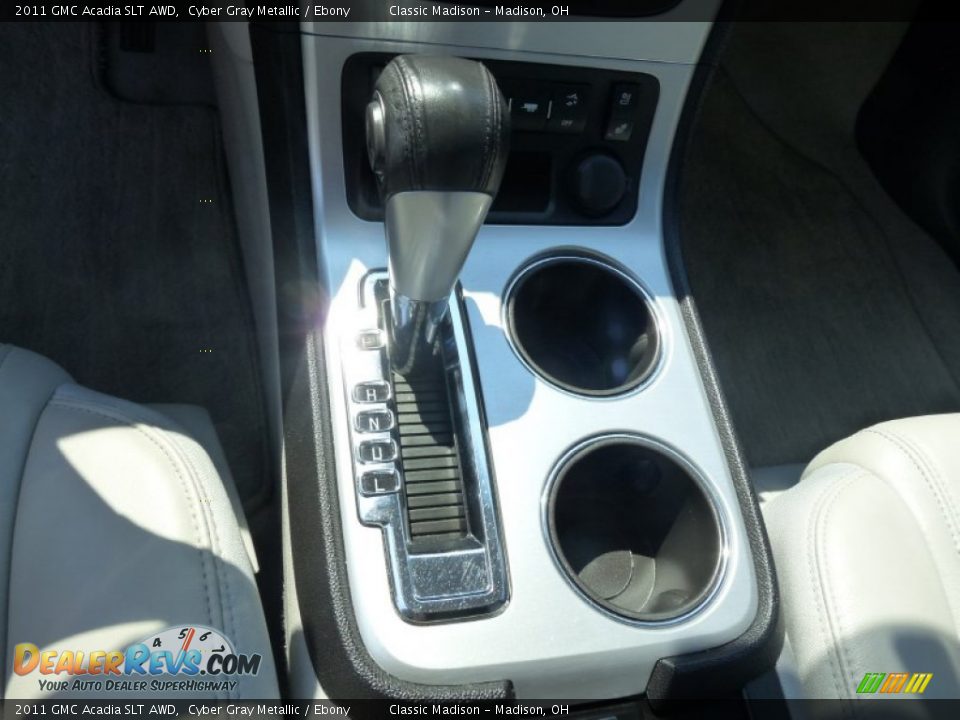 2011 GMC Acadia SLT AWD Cyber Gray Metallic / Ebony Photo #6