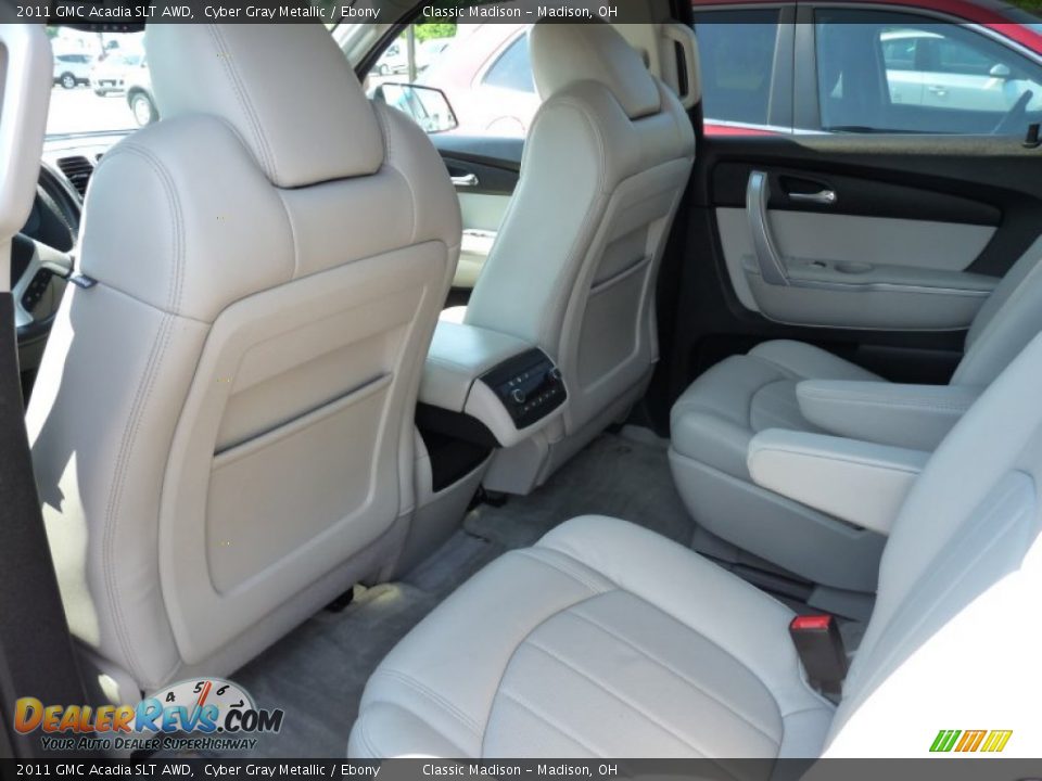 2011 GMC Acadia SLT AWD Cyber Gray Metallic / Ebony Photo #8